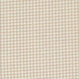 Tissu panneau - Flannel Farmhouse III Cream Houndstooth