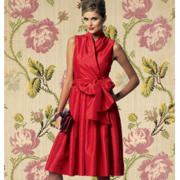 Patron Butterick 5850 - Robe de soirée à nouée