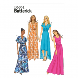 Patron Butterick 6051 - Robe longue