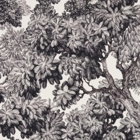 Tissu d'ameublement Olivier Thevenon - Tree for two blanc cassé Tissu d'ameublement Olivier Thevenon - Tree for two blanc cassé