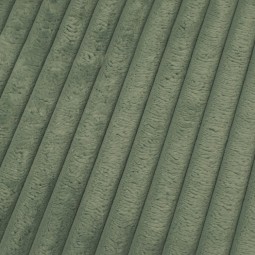 Tissu velours très grosses côtes - Hannibal lichen