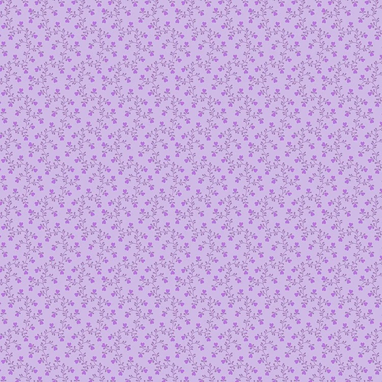 Tissu Andover fabrics - Play and Simple - Heart vine pansy