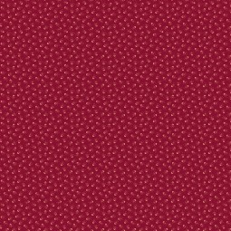 Andover fabrics - Latte - Spilt beants barn red