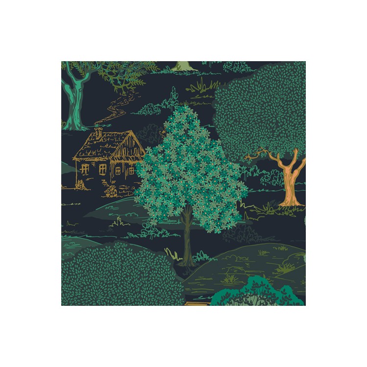 Art Gallery Fabrics - Abode - Hillside cottage