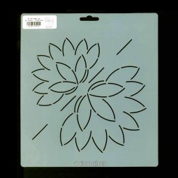 Stencil de patchwork - Water lily