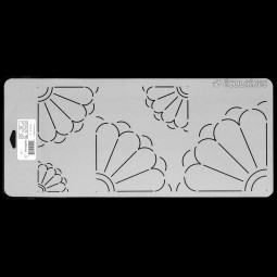 Stencil de patchwork - Flower blocks