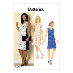 Patron Butterick 6317 - Robe été