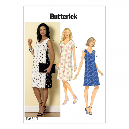 Patron Butterick 6317 - Robe été