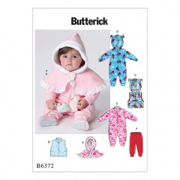 Patron Butterick 6372 - Ensemble pour bébé