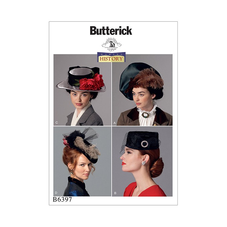 Patron Butterick 5397 - chapeau d'époque