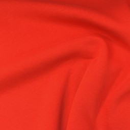 Tissu jersey sweat Uni - Rouge