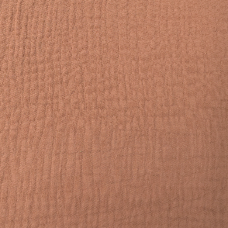 Tissu double gaze - Vieux rose
