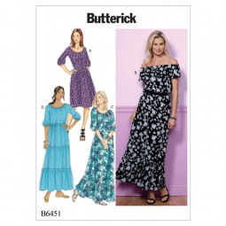 Patron Butterick 6451 - Robe longue