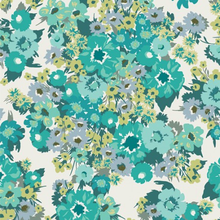 Art Gallery Fabrics - Bloomcore - Wild flora lagoon Art Gallery Fabrics - Bloomcore - Wild flora lagoon