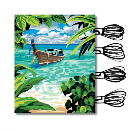 Kit de canevas Margot de Paris - Escale verte