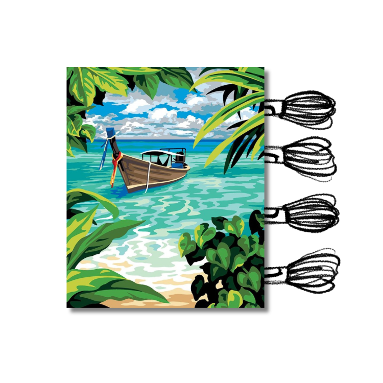 Kit de canevas Margot de Paris - Escale verte