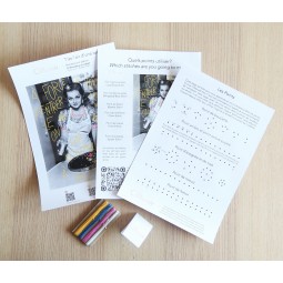 Kit de broderie sur papier - The Comptoir - T'as l'air d'une tarte