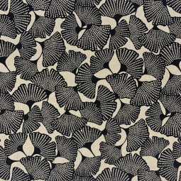 Tissu Canvas - Ginkgo wax