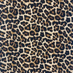 Tissu cretonne - Léo beige