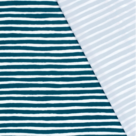Tissu De Maillot De Bain Imprimé Dalmatien Bleu Et Noir - Nylon/Élasthanne - Près De La Cour