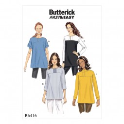 Patron Butterick 6416 - Tunique