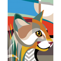 Kit de canevas SEG de Paris - Chat art