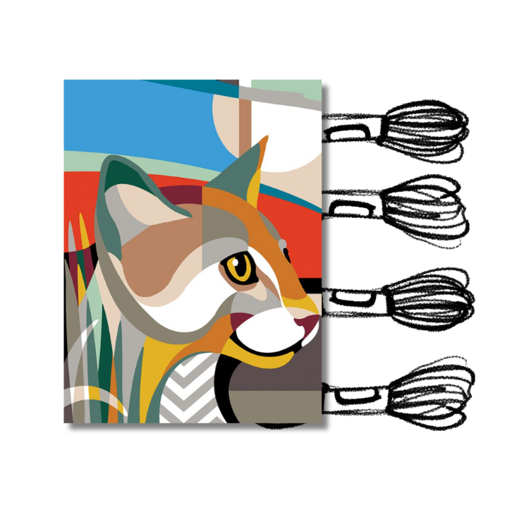 Kit de canevas SEG de Paris - Chat art