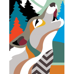 Kit de canevas SEG de Paris - Loup art