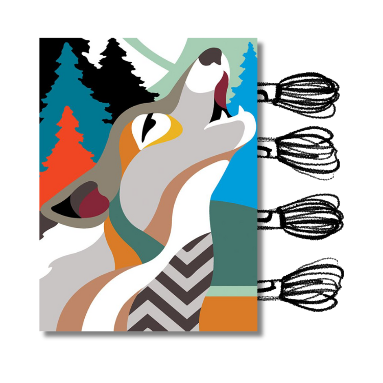 Kit de canevas SEG de Paris - Loup art