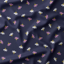 Tissus velours milleraie - Erina violet mauve