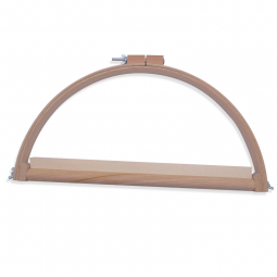 Tambour à quilter demi rond 25 x 50 cm