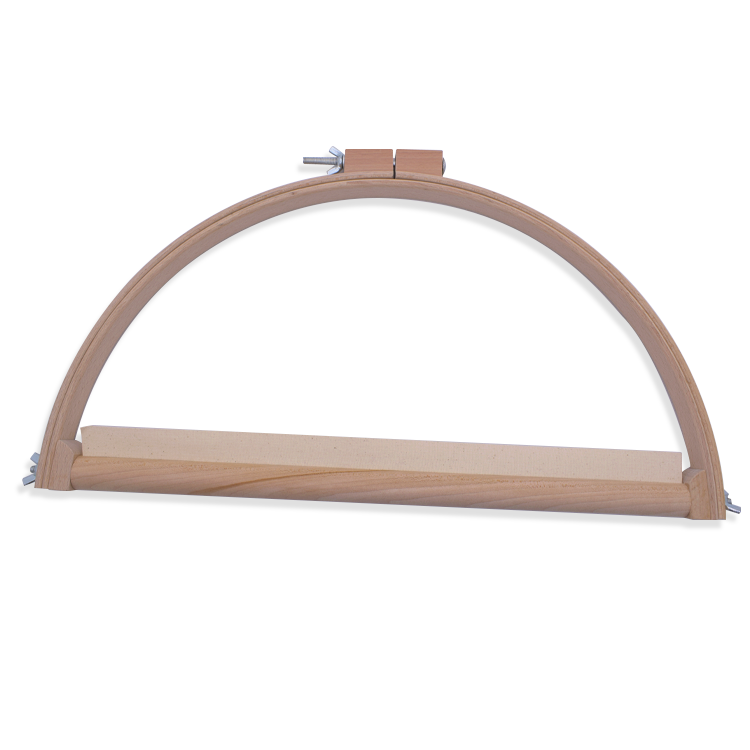 Tambour à quilter demi rond 25 x 50 cm