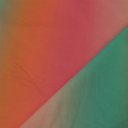 Tissu voile de coton - Arc en ciel