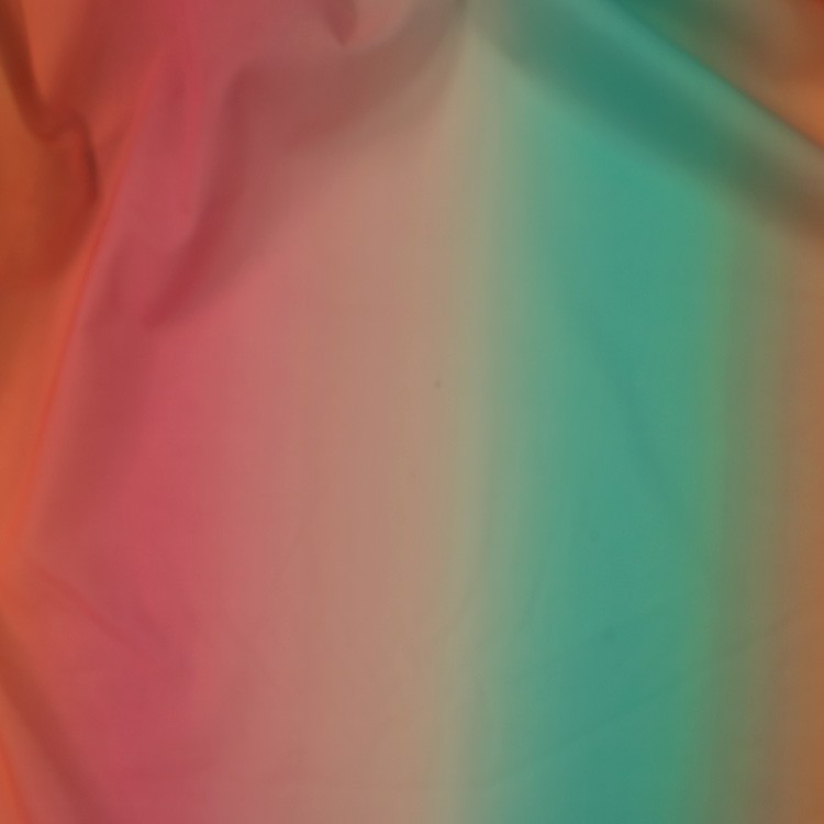 Tissu voile de coton - Arc en ciel