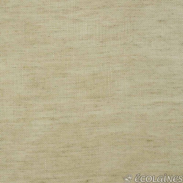 Tissu d'ameublement - Voile de lin naturel