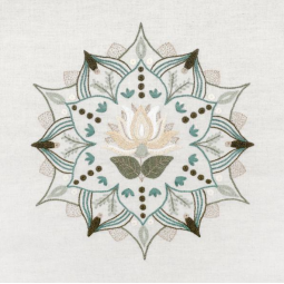 Kit de broderie - Mandala n°1 : Fleur de Lotus
