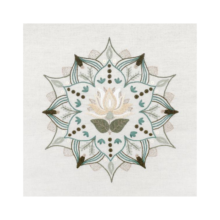 Kit de broderie - Mandala n°1 : Fleur de Lotus