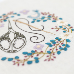 Kit de broderie - Jolis ciseaux