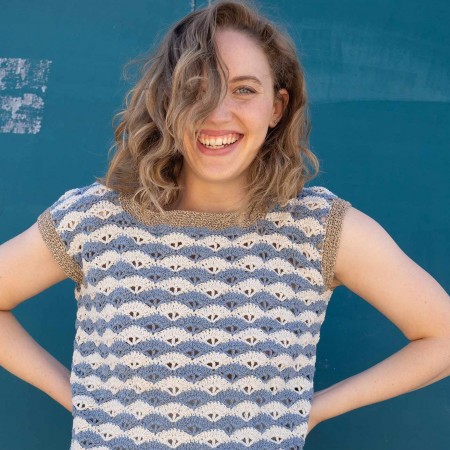 Kit de tricot - Cardigan - Blue jeans