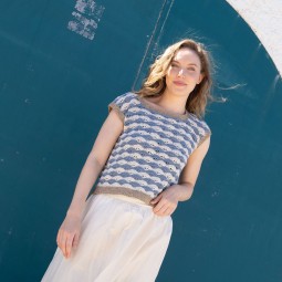 Kit de tricot - Cardigan - Blue jeans