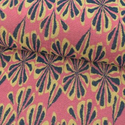 Tissu éponge - Jacquard multi flower