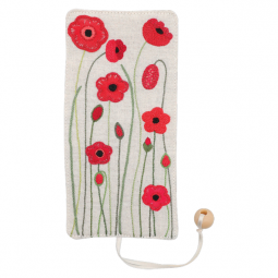 Kit de broderie - Marque page Coquelicots