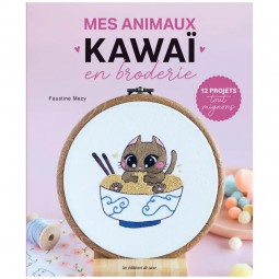 Livre - Mes animaux kawaï en broderie
