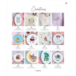 Livre - Mes animaux kawaï en broderie