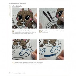Livre - Mes animaux kawaï en broderie
