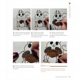 Livre - Mes animaux kawaï en broderie