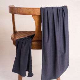 Tissu Atelier Brunette - Jersey modal deep charcoal