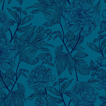 Tissu Anna Maria Horner - Indelibile - Poeny ocean