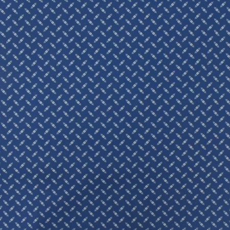 Tissu fantaisie - Jasmin blue - Géometry fleurie