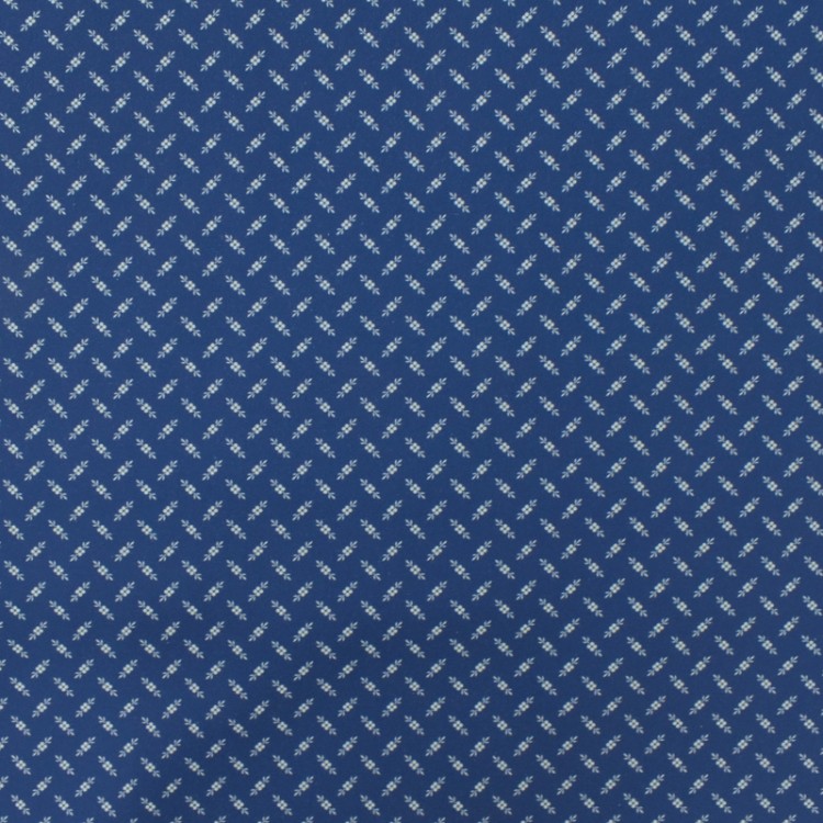 Tissu fantaisie - Jasmin blue - Géometry fleurie